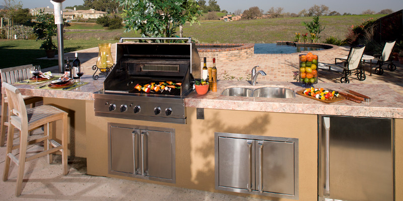 The Best Countertops For An Outdoor Kitchen The Granite Guy
